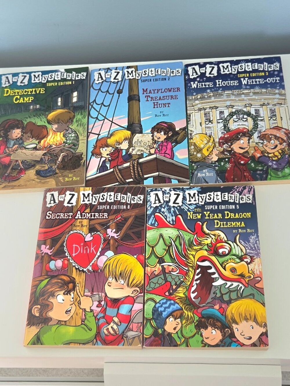 CHILDREN'S BOOK SERIES,  "A TO Z MYSTERIES," BY RON ROY, AGES 6-9